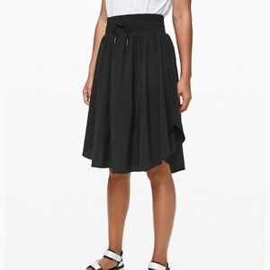 Lululemon Everyday Skirt Knee Length Black